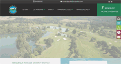 Desktop Screenshot of golfduhautpoitou.fr