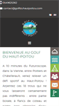 Mobile Screenshot of golfduhautpoitou.fr